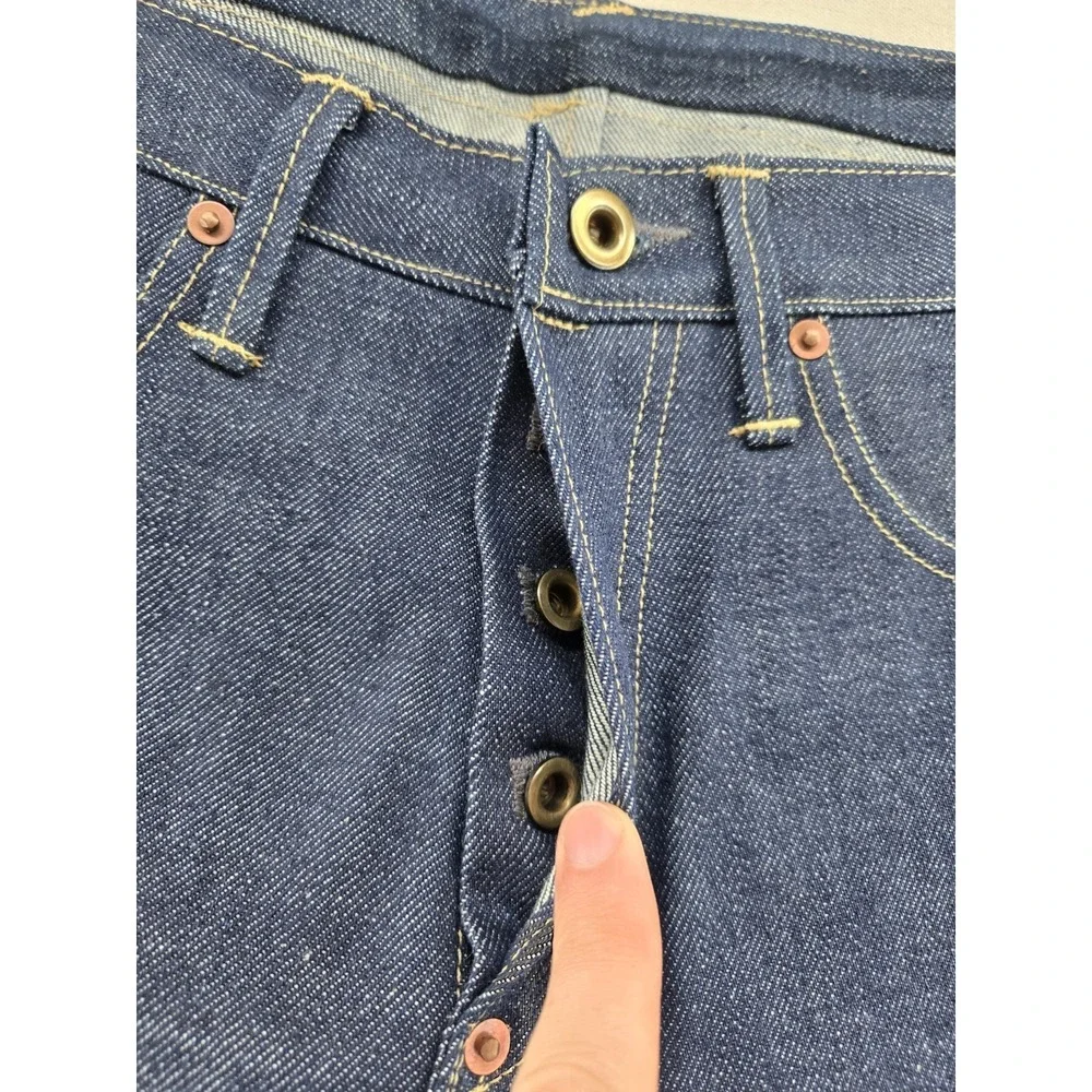 Baird Jeans Shorts Mens 30 Selvedge Jorts Raw Blue Japan Denim Slim Made in USA